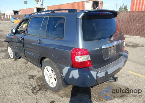 2006 Toyota Highlander Hybrid Limited V6 z USA, uszkodzony, nr VIN JTEDW21A260015946